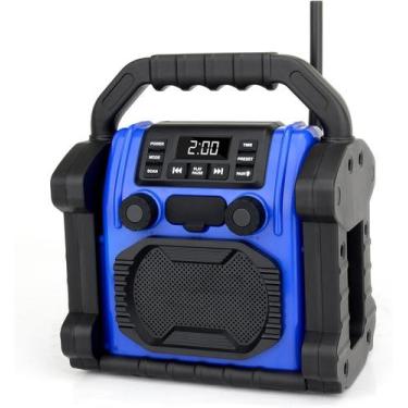 Imagem de Rádio ottosing à prova d'água caixa de som Bluetooth 30W azul
