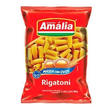 Imagem de Macarrao Santa Amalia 500g Com Ovos Rigatoni