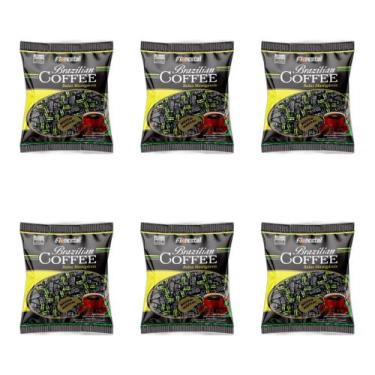 Imagem de Kit 06 Bala Mastigavel Brazilian Coffe Florestal 500G