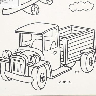 Imagem de Kit Pintura Tela 25X30Cm Avião/Caminhão - Kits For Kids