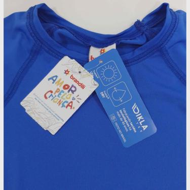 Imagem de Kit 2 Camisetas Infantil Dry Brandili Proteção Solar Menino