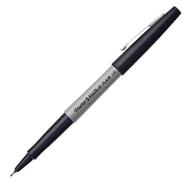 Imagem de Caneta Flair Ultrafina, Paper Mate 1789712, Preto, Pacote de 12