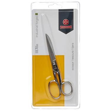 Imagem de Tesoura de Costura MUNDIAL Prata Aço Carbono, Niquelada