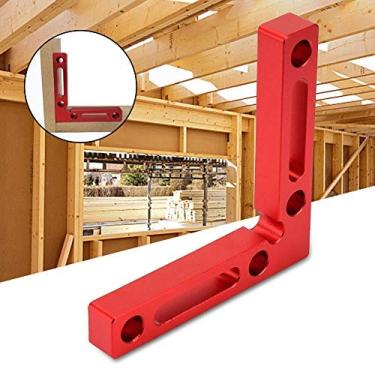 Imagem de Régua de ângulo reto para marcenaria, braçadeira de posicionamento de 90 graus, régua de posicionamento de ângulo reto de liga de alumínio, para carpinteiros, entusiastas de bricolage