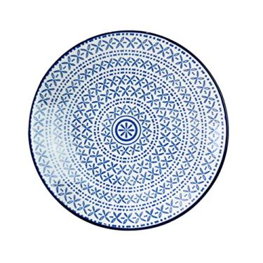 Imagem de Prato De Cerâmica Estampada Para Sobremesa 22cm (D)