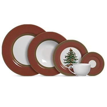 Imagem de Aparelho de Jantar 20 pçs Celebrate Natalino Vermelho