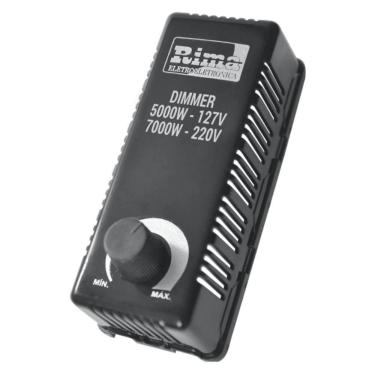 Imagem de Dimmer Rotativo 7000W Bloco Bivolt Com Off 11860 Rima