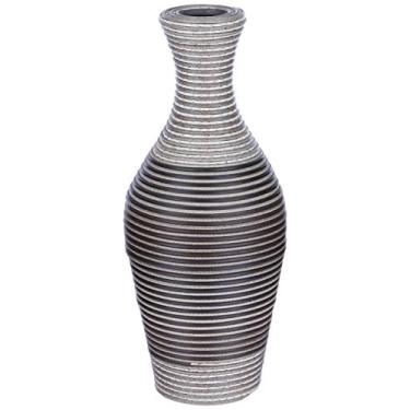 Imagem de Bétula Garrafa Decorativ 50cm Pvc Cinza Av Gs Internacional Único