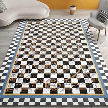 Imagem de Tapetes de área grande para decoração de interiores para meninos e meninas, quarto de crianças, tapete de chão antiderrapante de fibra de poliéster, tapete de ioga, sofá de veludo de cristal sem pelos para sala de estar