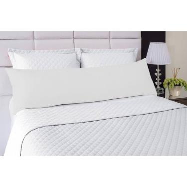 Imagem de Fronha Para Travesseiro De Corpo Abraço Colors Lavive Branco