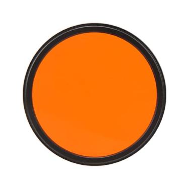 Imagem de Filtro de lente de câmera de 52mm, filtro de lente de câmera filtro de lente de câmera de vidro óptico para para série de câmeras digitais (Laranja)