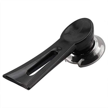 Imagem de PZRT Suporte universal para tampa de panela com design antitransbordamento, panelas de cozinha em pé, tampa para segurar a mão com termostabilidade, cabo de plástico para segurar e segurar a tampa