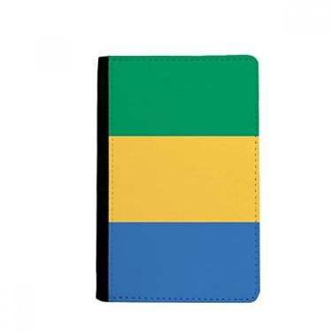 Imagem de Porta-passaporte bandeira nacional do Gabão África país Notecase Burse carteira capa porta-cartão, Multicolor