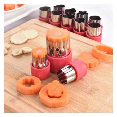 Imagem de Kit Moldes Pequenos Inox - 12 peças