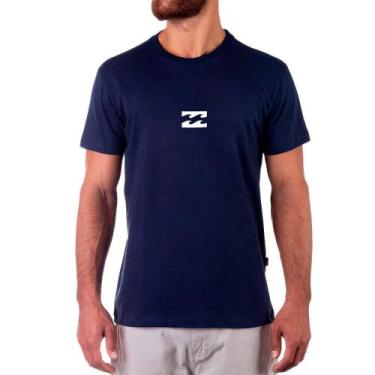 Imagem de Camiseta Billabong Mid Icon Sm23 Masculina Azul Marinho
