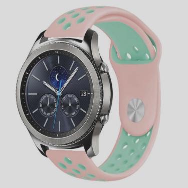 Imagem de Pulseira Sport para Samsung Gear S3 - Samsung Galaxy Watch 46mm - Rosa / Tiffany