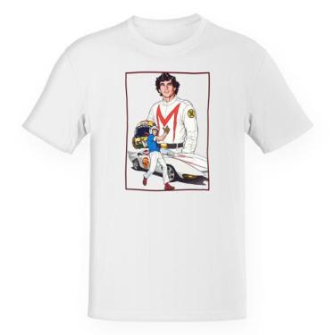 Imagem de Camiseta Unissex Divertida Ayrton Senna Speed Racer - Alearts