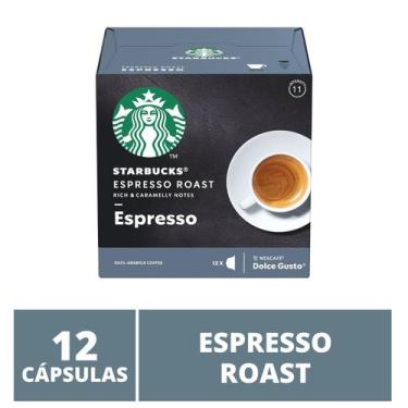 Imagem de 12 Cápsulas Dolce Gusto Starbucks  Café Espresso Roast