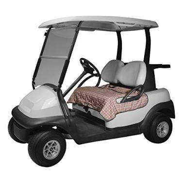 Imagem de Classic Accessories Cobertor para carrinho de golfe xadrez xadrez/cinza, 137 x 81 cm