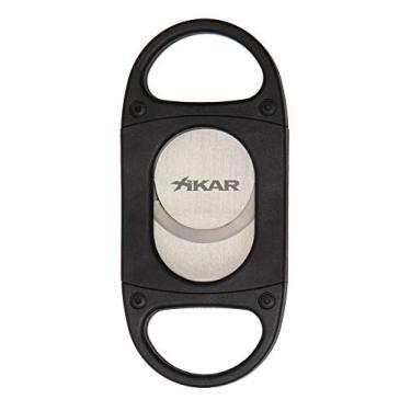 Imagem de Cortador charutos XIKAR X8 lâmina dupla resina preto