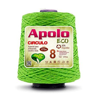 Imagem de Barbante Apolo Eco nº8 com 600g Círculo - Limão