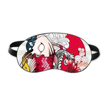 Imagem de Art Fish Koi Japan Pattern Sleep Eye Shield Soft Night Blinfold Shade Cover