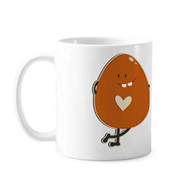 Imagem de Caneca de cerâmica para café e porcelana da Páscoa festival de religião marrom