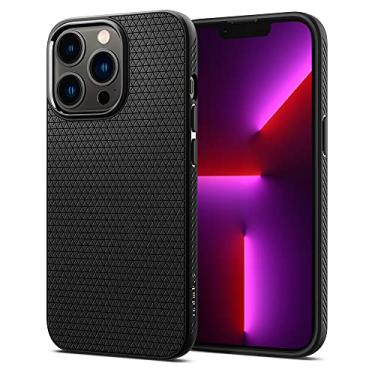 Imagem de Spigen Capa Liquid Air projetada para iPhone 13 Pro (2021) - Preto fosco