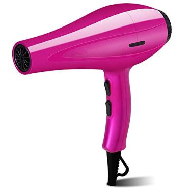 Imagem de Secador de cabelo, Secador de cabelo profissional de 800 W Secador de cabelo iônico Motor DC Secador de cabelo de secagem rápida Protege o cabelo com 2 velocidades e 3 configurações de calor Proteção
