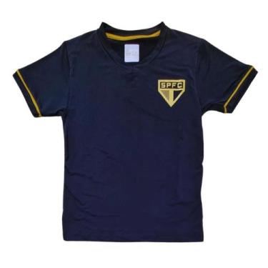 Imagem de Camiseta São Paulo Infantil Premium Preta Oficial - Revedor
