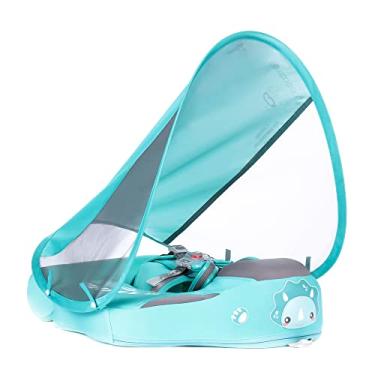 Imagem de Boia de natação para bebês não inflável à prova d'água anel de flutuador de natação para bebês com flutuador de cda e ota de sol para bebês de 3 a 24 meses, meninos e meninas