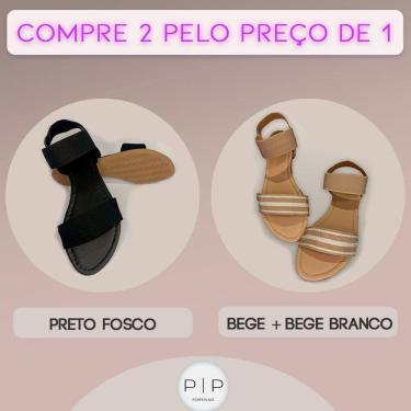 Imagem de KIT 2 Sandálias Rasteirinhas Dri Confortavel Dia a Dia