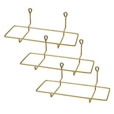 Imagem de Kit 3 Suporte Jardineira De Parede de Metal Grande Resistente Vertical 50Cm Prateleira Suspensa Para Plantas Flores e Horta Vertical