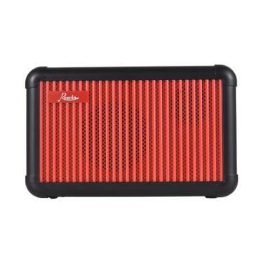 Imagem de CIADAZ Amplificador de guitarra elétrica 15W sem fio BT Alto-falante Amplificador de guitarra acústica com função de afinação 8 efeitos sonoros Bateria recarregável de 2200mAh para gravação prática