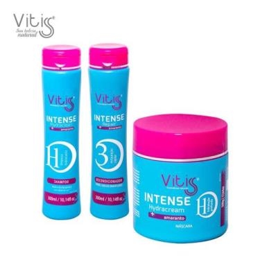 Imagem de Kit Intense Shampoo H + Condicionador + Mascara 500 G Vitiss - Vitiss