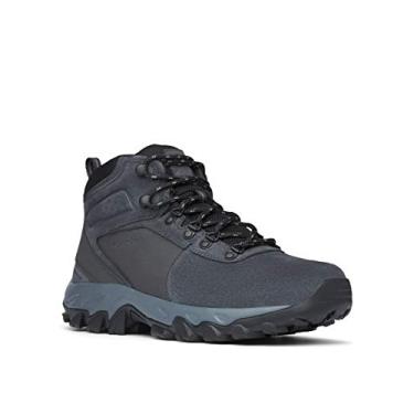 Imagem de Columbia Newton Ridge Plus II Tênis masculino de camurça impermeável para caminhada, Tubarão/preto, 7.5 Wide
