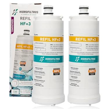 Imagem de Kit 2 Refil Filtro Hidrofiltros HF+3 Compatível com Purificador de Água IBBL Fr600 Frq600 Immaginare, PFN, PDF, E-due C+3