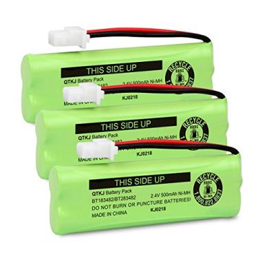 Imagem de QTKJ BT183482 BT283482 Bateria para Vtech DS6401 DS6421 DS6422 DS6472 LS6405 LS6425 LS6425-3 LS6426 LS6475 LS6475-3 LS6476 89-1 348-0 1 aparelho de telefone sem fio (pacote com 3)