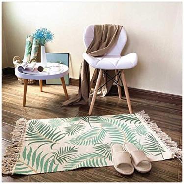 Imagem de Tapete têxtil para casa com borla, quarto, estudo, sala de estar, tapete de oração