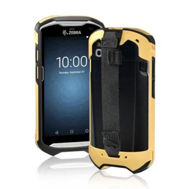 Imagem de IYOUBOL Capa para Zebra TC51, TC52, TC56, TC57 e TC510K - Protetora e Ergonômica com Alça de Mão - SG-TC5X-EXO1-01 e SG-TC5X-EXONHS-01 (Mistura Preta e Amarela)