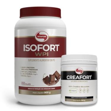 Imagem de Kit - Isofort 900g + Creafort creapure 300g (900g, Chocolate)