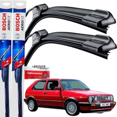 Imagem de Par Palheta Limpador Parabrisa Dianteiro Silicone Bosch Paleta Golf II 1987 á→1992