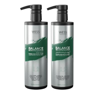 Imagem de Kit Wess Balance Shampoo 500ml + Condicionador 500ml