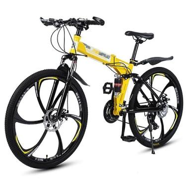 Imagem de ATHUAHEM Bicicletas de montanha ATHUAH adultas masculinas e femininas, estrutura dobráv...