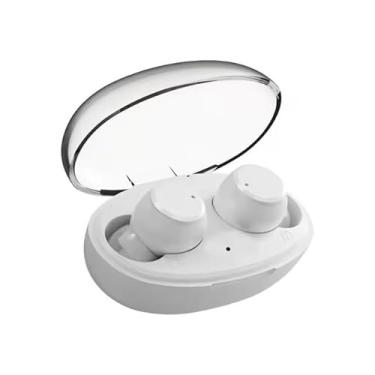 Imagem de Fone de Ouvido Bluetooth Sem Fio Ear Buds T62-1 Tws Bluetooth 5.3 À Prova D'água para Música Esportivo (Branco)