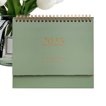 Imagem de Calendário de mesa 2024-2025,18 meses Calendário de mesa | Calendário de mesa multiuso de 18 meses - Calendário de mesa estético, calendário de mesa minimalista para casa, escola