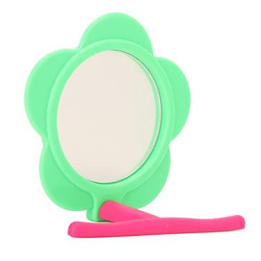Imagem de Pássaro Espelho Poleiro Forma de Flor Decorativo Plástico Papagaio Brinquedo Suporte para Budgie Lovebird Cockatiel Birdcage