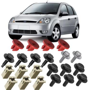 Imagem de Kit Parafusos E Buchas Do Parachoque Dianteiro Fiesta Hatch Ou Sedan 2