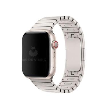 Imagem de Pulseira Elos Botão Compatível com Apple Watch - Baú do Viking, Estela