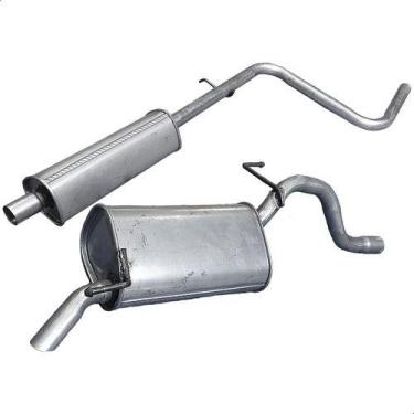 Imagem de Kit Escapamento Abafador + Silencioso Palio 1.4 2005 A 2011 - ScapJá